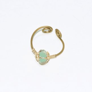 Anillo artesanal con morralla